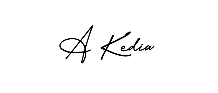 Similarly AmerikaSignatureDemo-Regular is the best handwritten signature design. Signature creator online .You can use it as an online autograph creator for name A Kedia. A Kedia signature style 3 images and pictures png