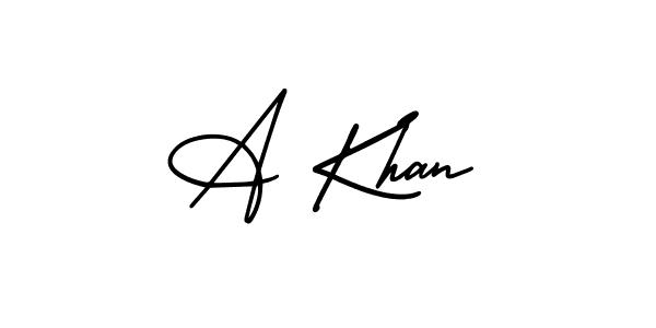 Similarly AmerikaSignatureDemo-Regular is the best handwritten signature design. Signature creator online .You can use it as an online autograph creator for name A Khan. A Khan signature style 3 images and pictures png