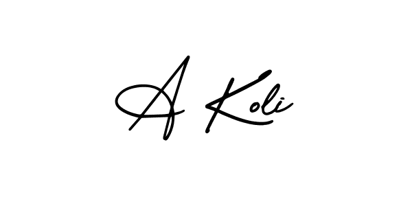 Make a short A Koli signature style. Manage your documents anywhere anytime using AmerikaSignatureDemo-Regular. Create and add eSignatures, submit forms, share and send files easily. A Koli signature style 3 images and pictures png