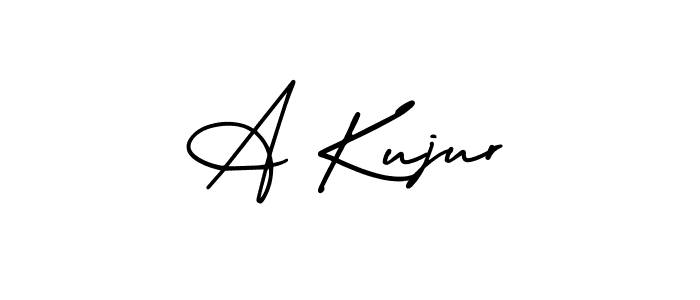A Kujur stylish signature style. Best Handwritten Sign (AmerikaSignatureDemo-Regular) for my name. Handwritten Signature Collection Ideas for my name A Kujur. A Kujur signature style 3 images and pictures png