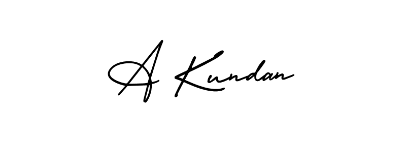 How to make A Kundan signature? AmerikaSignatureDemo-Regular is a professional autograph style. Create handwritten signature for A Kundan name. A Kundan signature style 3 images and pictures png