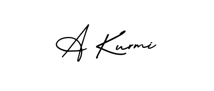 Similarly AmerikaSignatureDemo-Regular is the best handwritten signature design. Signature creator online .You can use it as an online autograph creator for name A Kurmi. A Kurmi signature style 3 images and pictures png