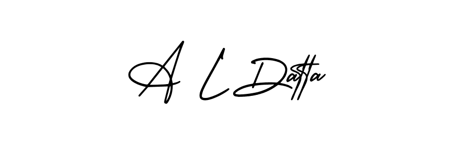 Check out images of Autograph of A L Datta name. Actor A L Datta Signature Style. AmerikaSignatureDemo-Regular is a professional sign style online. A L Datta signature style 3 images and pictures png