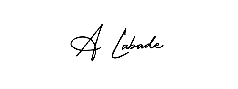 Best and Professional Signature Style for A Labade. AmerikaSignatureDemo-Regular Best Signature Style Collection. A Labade signature style 3 images and pictures png