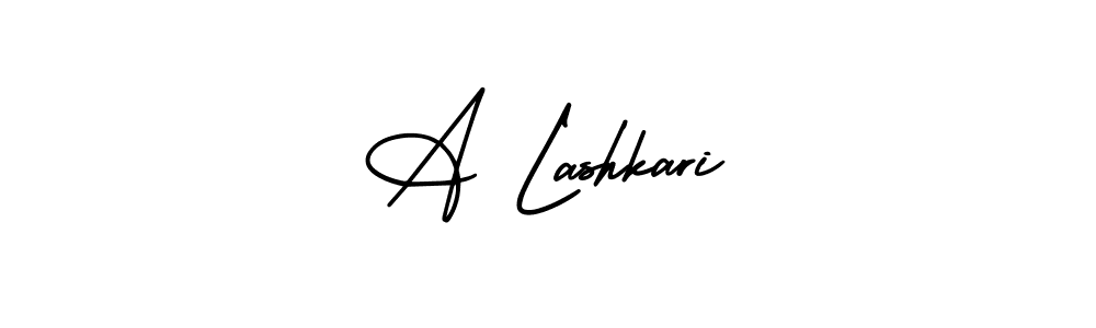 Make a beautiful signature design for name A Lashkari. With this signature (AmerikaSignatureDemo-Regular) style, you can create a handwritten signature for free. A Lashkari signature style 3 images and pictures png