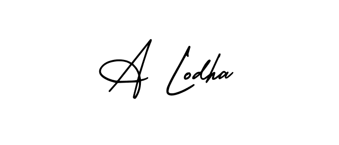 How to make A Lodha signature? AmerikaSignatureDemo-Regular is a professional autograph style. Create handwritten signature for A Lodha name. A Lodha signature style 3 images and pictures png