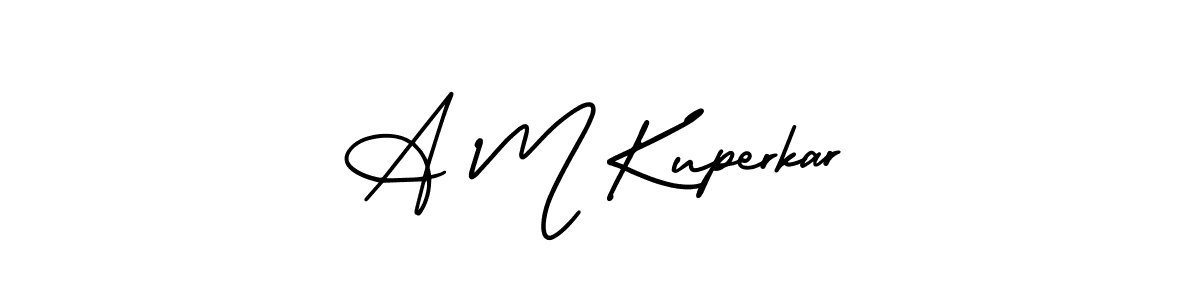 Best and Professional Signature Style for A M Kuperkar. AmerikaSignatureDemo-Regular Best Signature Style Collection. A M Kuperkar signature style 3 images and pictures png