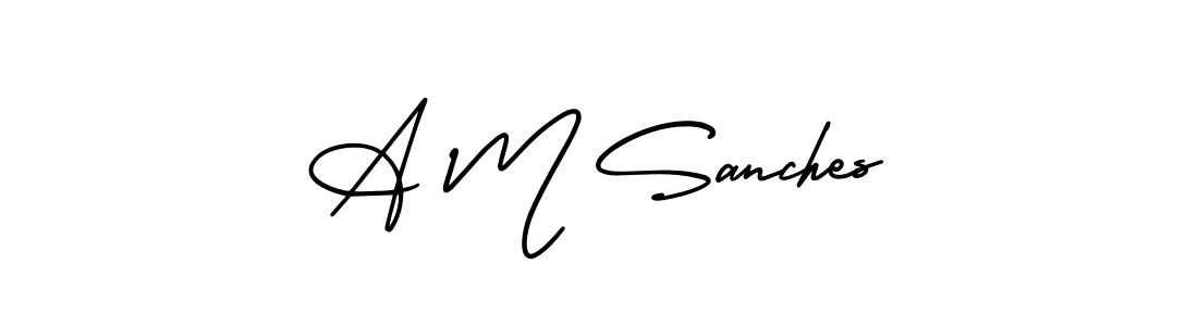 You can use this online signature creator to create a handwritten signature for the name A M Sanches. This is the best online autograph maker. A M Sanches signature style 3 images and pictures png