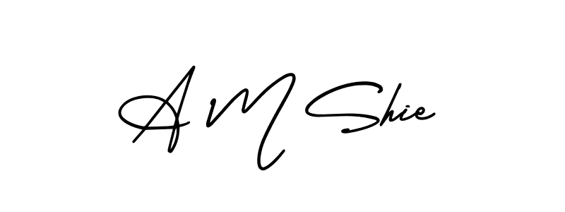 Once you've used our free online signature maker to create your best signature AmerikaSignatureDemo-Regular style, it's time to enjoy all of the benefits that A M Shie name signing documents. A M Shie signature style 3 images and pictures png