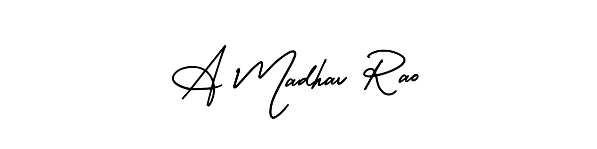 You can use this online signature creator to create a handwritten signature for the name A Madhav Rao. This is the best online autograph maker. A Madhav Rao signature style 3 images and pictures png