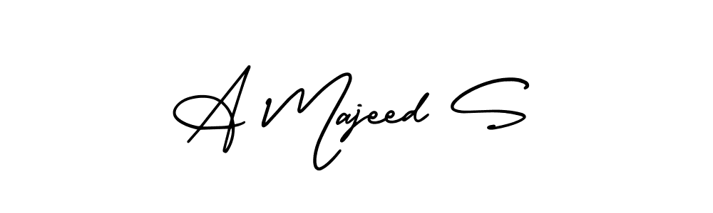 Best and Professional Signature Style for A Majeed S. AmerikaSignatureDemo-Regular Best Signature Style Collection. A Majeed S signature style 3 images and pictures png