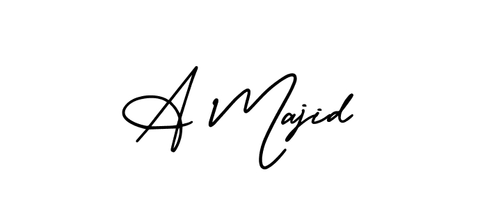 A Majid stylish signature style. Best Handwritten Sign (AmerikaSignatureDemo-Regular) for my name. Handwritten Signature Collection Ideas for my name A Majid. A Majid signature style 3 images and pictures png