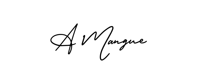 Best and Professional Signature Style for A Mangue. AmerikaSignatureDemo-Regular Best Signature Style Collection. A Mangue signature style 3 images and pictures png