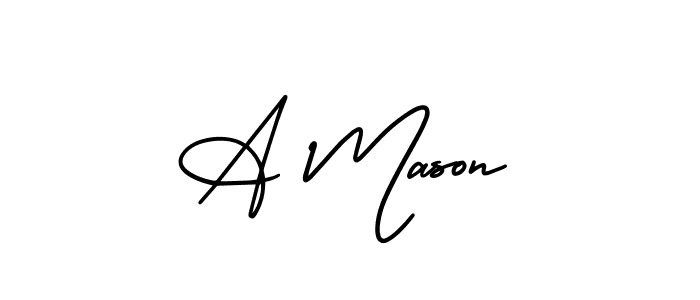 Here are the top 10 professional signature styles for the name A Mason. These are the best autograph styles you can use for your name. A Mason signature style 3 images and pictures png