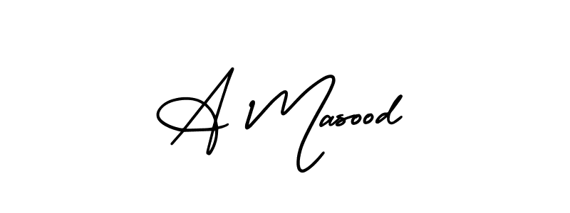 Also we have A Masood name is the best signature style. Create professional handwritten signature collection using AmerikaSignatureDemo-Regular autograph style. A Masood signature style 3 images and pictures png