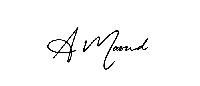 You should practise on your own different ways (AmerikaSignatureDemo-Regular) to write your name (A Masud) in signature. don't let someone else do it for you. A Masud signature style 3 images and pictures png