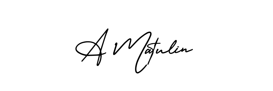 Make a beautiful signature design for name A Matulin. Use this online signature maker to create a handwritten signature for free. A Matulin signature style 3 images and pictures png