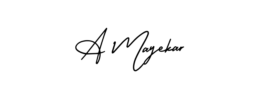 Best and Professional Signature Style for A Mayekar. AmerikaSignatureDemo-Regular Best Signature Style Collection. A Mayekar signature style 3 images and pictures png