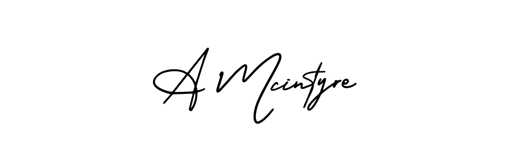 It looks lik you need a new signature style for name A Mcintyre. Design unique handwritten (AmerikaSignatureDemo-Regular) signature with our free signature maker in just a few clicks. A Mcintyre signature style 3 images and pictures png