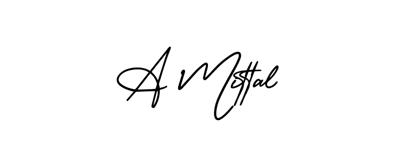 Similarly AmerikaSignatureDemo-Regular is the best handwritten signature design. Signature creator online .You can use it as an online autograph creator for name A Mittal. A Mittal signature style 3 images and pictures png