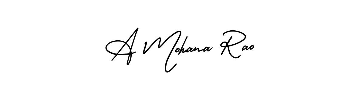 Also we have A Mohana Rao name is the best signature style. Create professional handwritten signature collection using AmerikaSignatureDemo-Regular autograph style. A Mohana Rao signature style 3 images and pictures png
