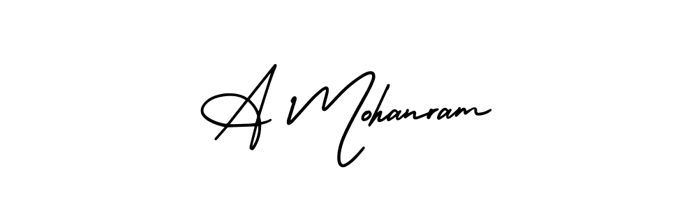 AmerikaSignatureDemo-Regular is a professional signature style that is perfect for those who want to add a touch of class to their signature. It is also a great choice for those who want to make their signature more unique. Get A Mohanram name to fancy signature for free. A Mohanram signature style 3 images and pictures png