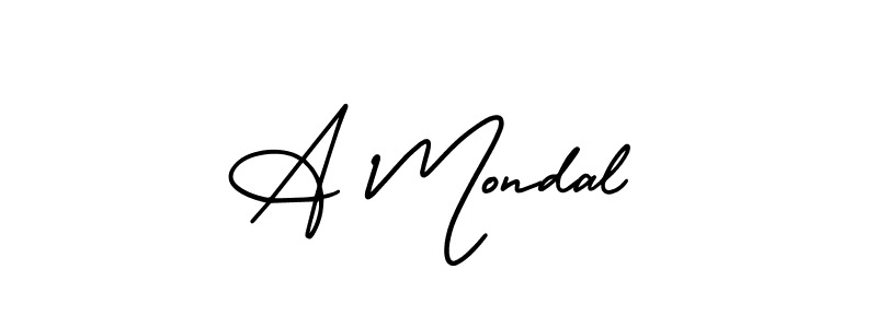 Best and Professional Signature Style for A Mondal. AmerikaSignatureDemo-Regular Best Signature Style Collection. A Mondal signature style 3 images and pictures png