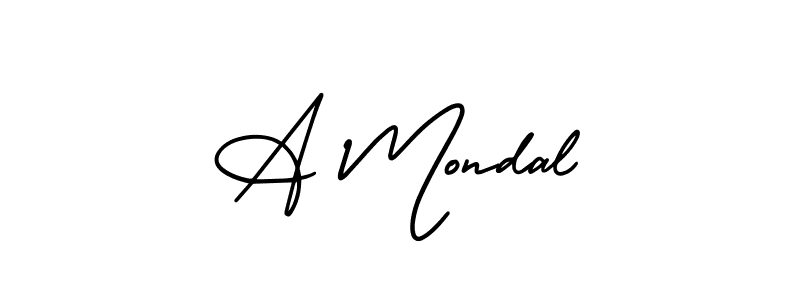 AmerikaSignatureDemo-Regular is a professional signature style that is perfect for those who want to add a touch of class to their signature. It is also a great choice for those who want to make their signature more unique. Get A Mondal name to fancy signature for free. A Mondal signature style 3 images and pictures png