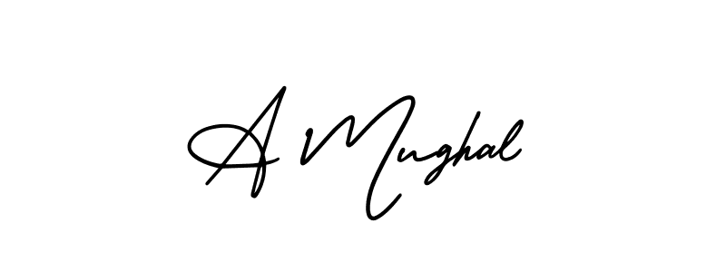 How to make A Mughal name signature. Use AmerikaSignatureDemo-Regular style for creating short signs online. This is the latest handwritten sign. A Mughal signature style 3 images and pictures png