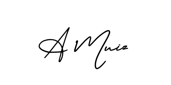 Best and Professional Signature Style for A Muiz. AmerikaSignatureDemo-Regular Best Signature Style Collection. A Muiz signature style 3 images and pictures png