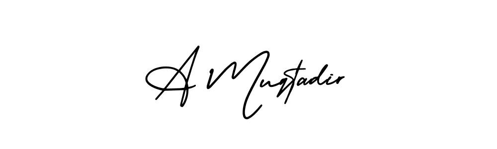 Best and Professional Signature Style for A Muqtadir. AmerikaSignatureDemo-Regular Best Signature Style Collection. A Muqtadir signature style 3 images and pictures png