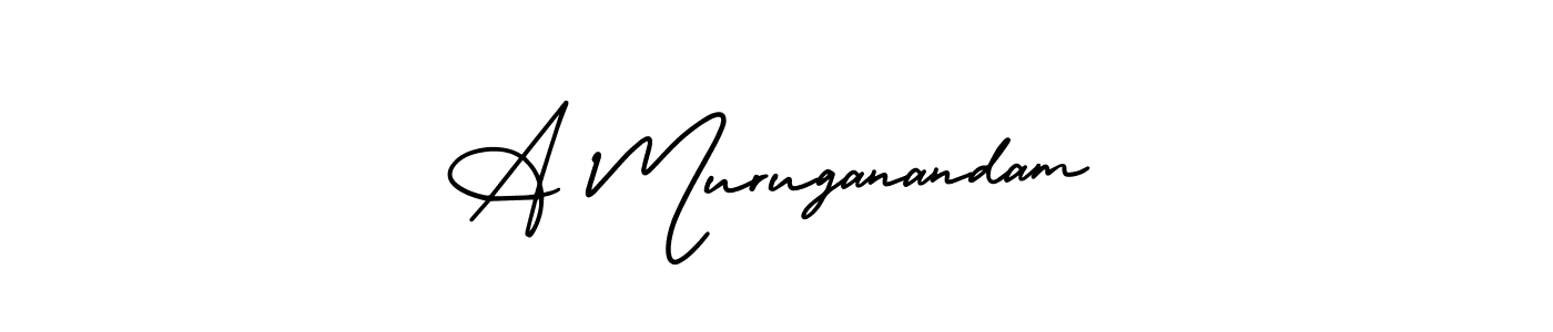 How to make A Muruganandam signature? AmerikaSignatureDemo-Regular is a professional autograph style. Create handwritten signature for A Muruganandam name. A Muruganandam signature style 3 images and pictures png