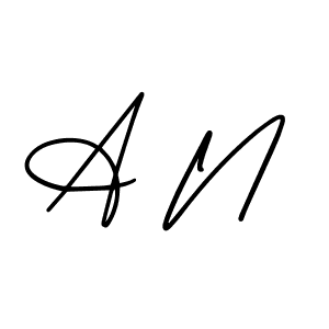 It looks lik you need a new signature style for name A N. Design unique handwritten (AmerikaSignatureDemo-Regular) signature with our free signature maker in just a few clicks. A N signature style 3 images and pictures png