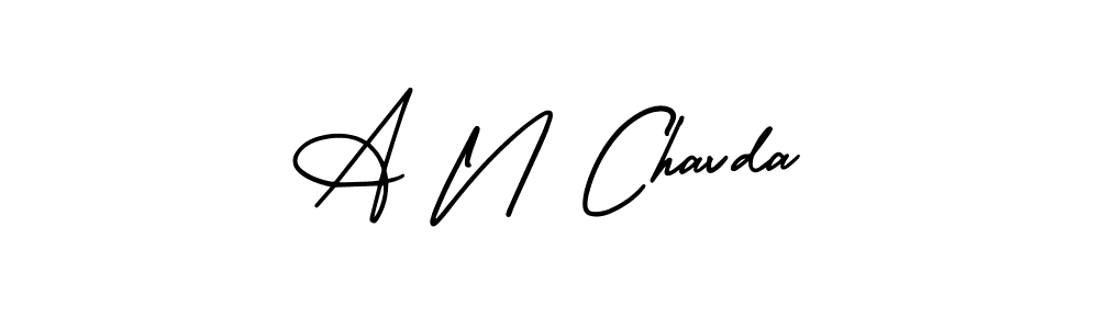 Make a short A N Chavda signature style. Manage your documents anywhere anytime using AmerikaSignatureDemo-Regular. Create and add eSignatures, submit forms, share and send files easily. A N Chavda signature style 3 images and pictures png