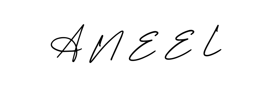 Make a beautiful signature design for name A N E E L. Use this online signature maker to create a handwritten signature for free. A N E E L signature style 3 images and pictures png