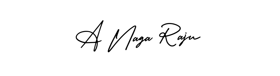 Create a beautiful signature design for name A Naga Raju. With this signature (AmerikaSignatureDemo-Regular) fonts, you can make a handwritten signature for free. A Naga Raju signature style 3 images and pictures png