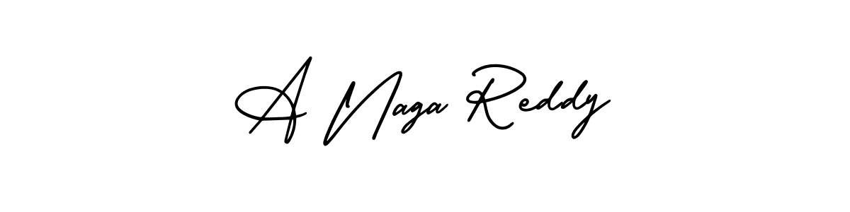 Also You can easily find your signature by using the search form. We will create A Naga Reddy name handwritten signature images for you free of cost using AmerikaSignatureDemo-Regular sign style. A Naga Reddy signature style 3 images and pictures png