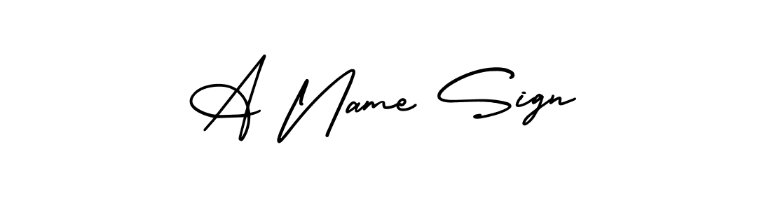 Make a beautiful signature design for name A Name Sign. With this signature (AmerikaSignatureDemo-Regular) style, you can create a handwritten signature for free. A Name Sign signature style 3 images and pictures png