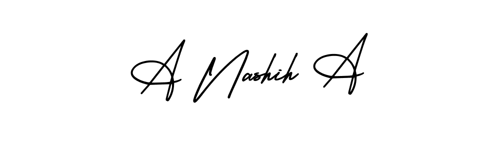 Make a short A Nashih A signature style. Manage your documents anywhere anytime using AmerikaSignatureDemo-Regular. Create and add eSignatures, submit forms, share and send files easily. A Nashih A signature style 3 images and pictures png