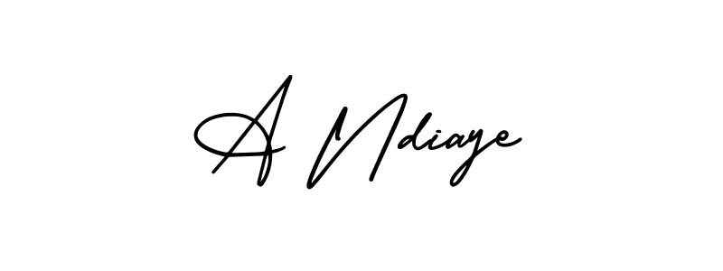 Similarly AmerikaSignatureDemo-Regular is the best handwritten signature design. Signature creator online .You can use it as an online autograph creator for name A Ndiaye. A Ndiaye signature style 3 images and pictures png