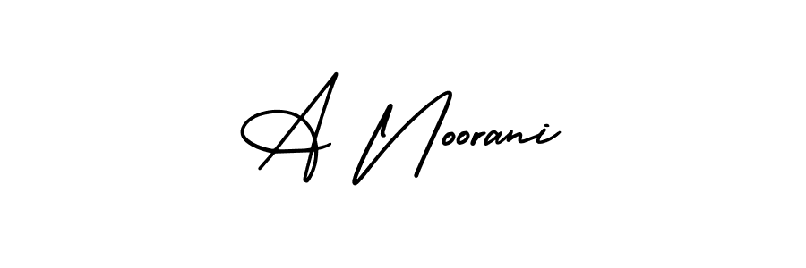 Also we have A Noorani name is the best signature style. Create professional handwritten signature collection using AmerikaSignatureDemo-Regular autograph style. A Noorani signature style 3 images and pictures png