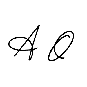 Also You can easily find your signature by using the search form. We will create A O name handwritten signature images for you free of cost using AmerikaSignatureDemo-Regular sign style. A O signature style 3 images and pictures png