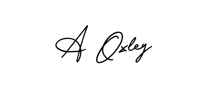 A Oxley stylish signature style. Best Handwritten Sign (AmerikaSignatureDemo-Regular) for my name. Handwritten Signature Collection Ideas for my name A Oxley. A Oxley signature style 3 images and pictures png