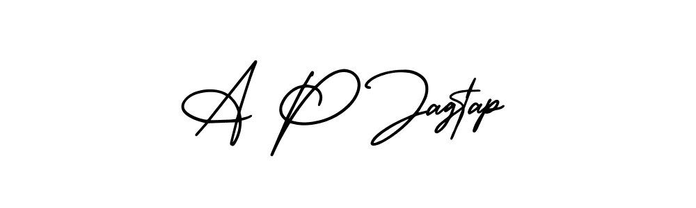 Check out images of Autograph of A P Jagtap name. Actor A P Jagtap Signature Style. AmerikaSignatureDemo-Regular is a professional sign style online. A P Jagtap signature style 3 images and pictures png