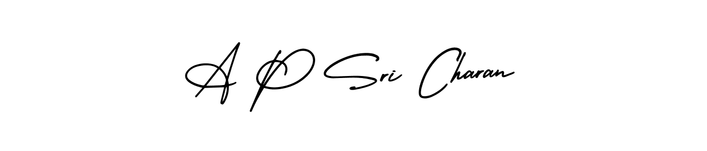 Best and Professional Signature Style for A P Sri Charan. AmerikaSignatureDemo-Regular Best Signature Style Collection. A P Sri Charan signature style 3 images and pictures png