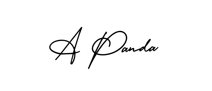 This is the best signature style for the A Panda name. Also you like these signature font (AmerikaSignatureDemo-Regular). Mix name signature. A Panda signature style 3 images and pictures png