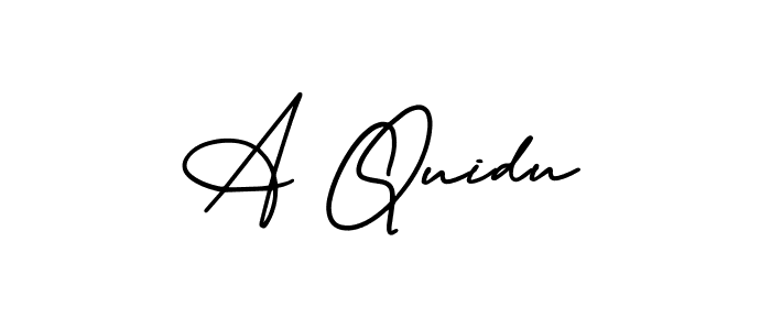 if you are searching for the best signature style for your name A Quidu. so please give up your signature search. here we have designed multiple signature styles  using AmerikaSignatureDemo-Regular. A Quidu signature style 3 images and pictures png
