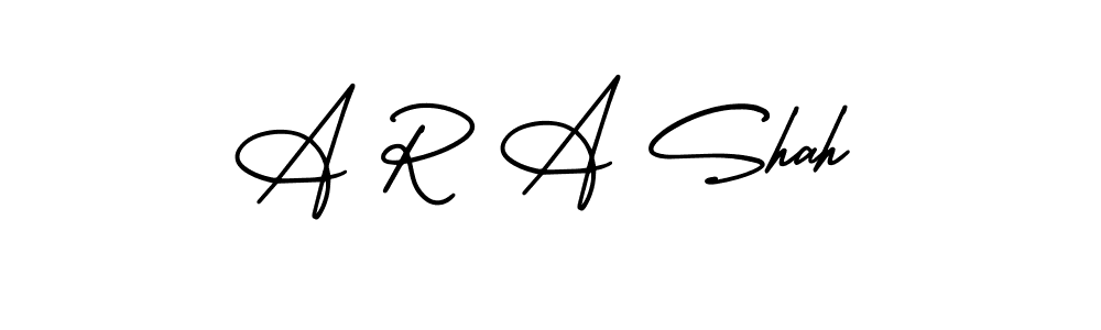 if you are searching for the best signature style for your name A R A Shah. so please give up your signature search. here we have designed multiple signature styles  using AmerikaSignatureDemo-Regular. A R A Shah signature style 3 images and pictures png