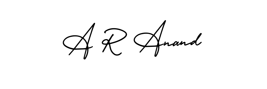 AmerikaSignatureDemo-Regular is a professional signature style that is perfect for those who want to add a touch of class to their signature. It is also a great choice for those who want to make their signature more unique. Get A R Anand name to fancy signature for free. A R Anand signature style 3 images and pictures png