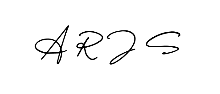 How to make A R J S signature? AmerikaSignatureDemo-Regular is a professional autograph style. Create handwritten signature for A R J S name. A R J S signature style 3 images and pictures png